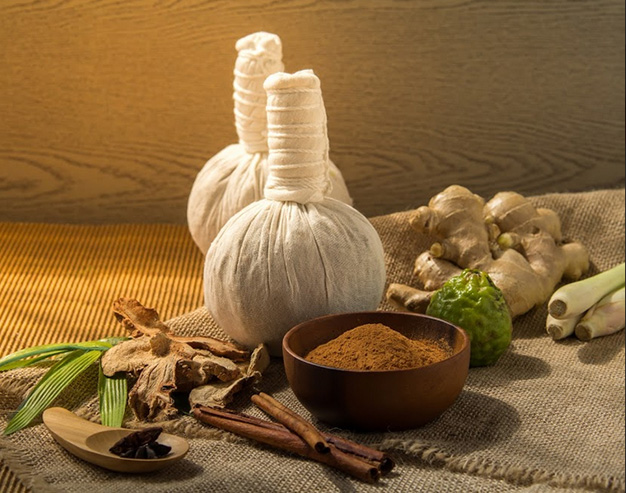 Traditional Ayurvedic detox therapy ingredients